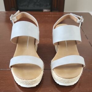 Report Women's Gray Espadrille Sandals